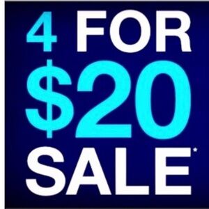 🔵 4/$20 SALE Anything with a BLUE DOT is INCLUDED